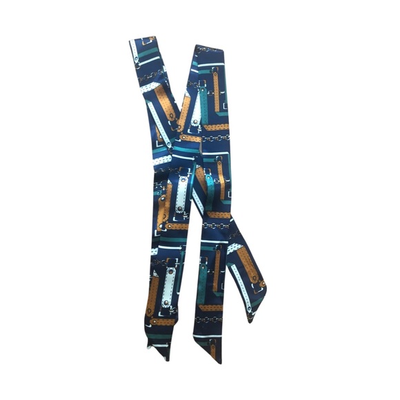 Twilly for bags, tie, hair, etc. 1 pair (2pcs) - Picture 3 of 4